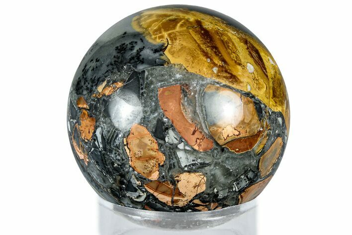 Polished Maligano Jasper Sphere - Excellent Polishing #309010